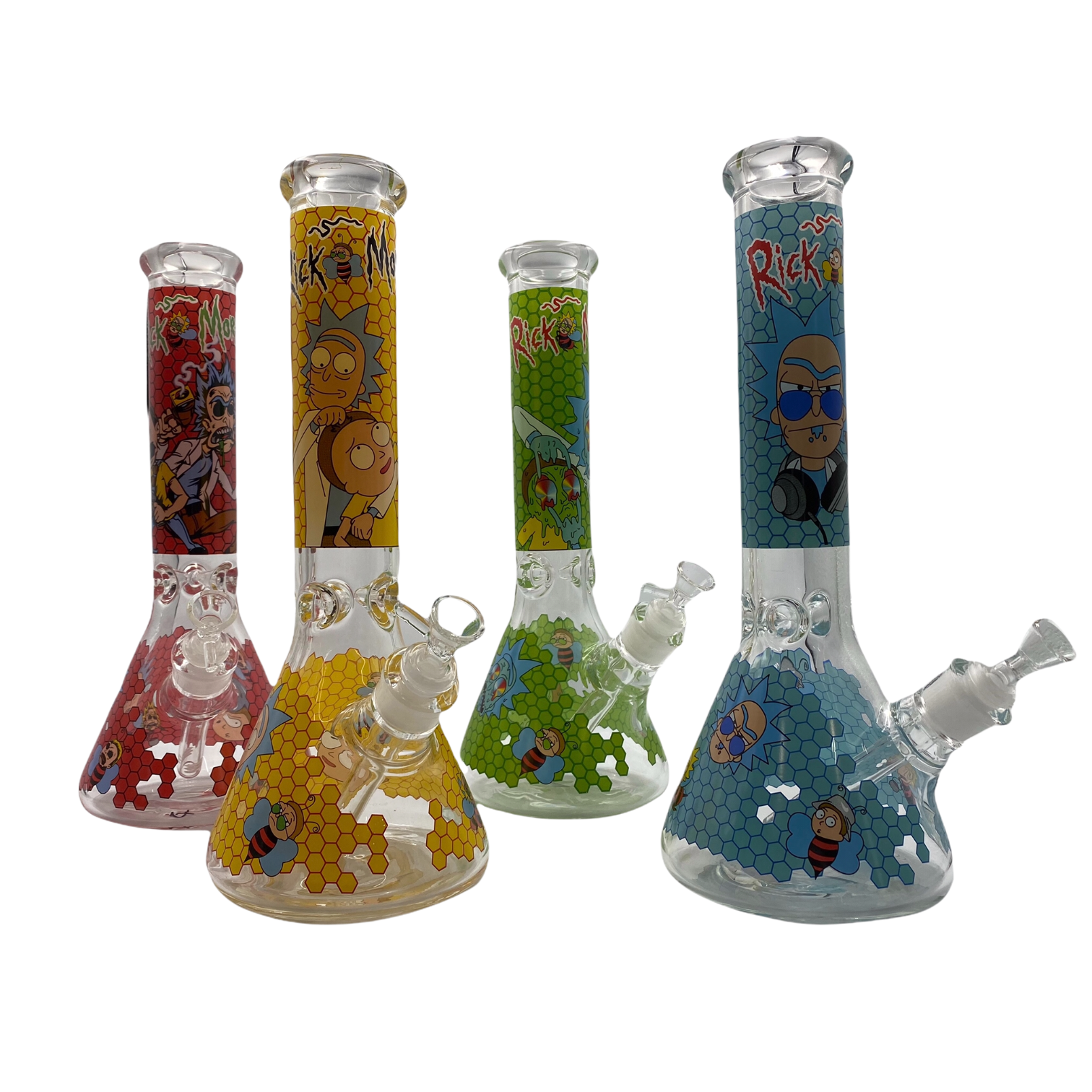 Rick And Morty 14” Beaker Bong 7mm Thick